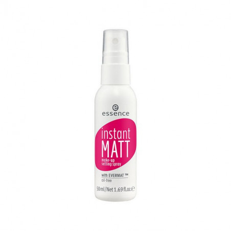 1. Fijador de maquillaje Essence Instant Matt en spray 50 ml