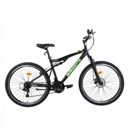 1. Bicicleta Monark Gravity 27.5" negro y verde