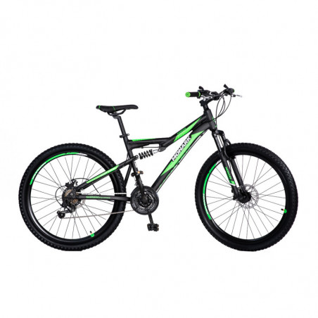 Bicicleta Monark Tornado 27.5" negro y verde