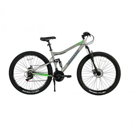 1. Bicicleta Monark Canyon 29" gris y verde