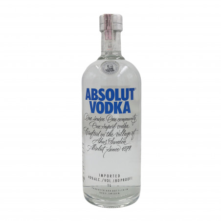 01. Vodka Absolut Blue 1 L