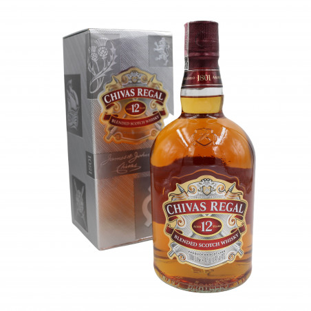 01. Whisky Chivas Blended Scotch 12 Años 1 L