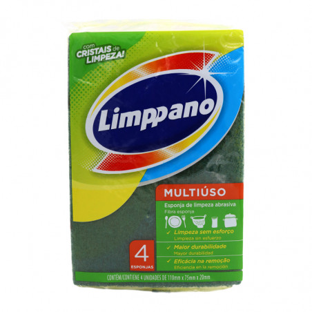Esponja Limppano multiuso 4 piezas (CONSULTA DISPONIBILIDAD Y PRECIO FINAL POR WHATSAPP)
