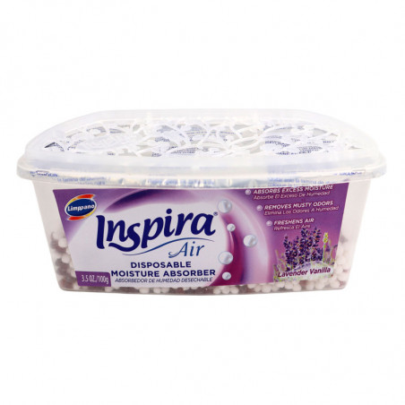 Absorbedor de humedad Limppano Inspira lavanda 100 g (CONSULTA DISPONIBILIDAD Y PRECIO FINAL POR WHATSAPP)