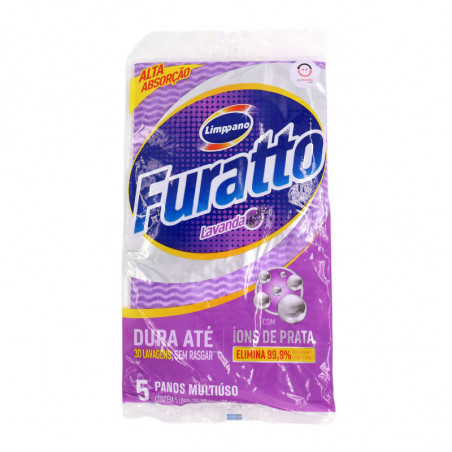 Paño multiuso Limppano Furatto lavable lavanda 5 unid (CONSULTA DISPONIBILIDAD Y PRECIO FINAL POR WHATSAPP)
