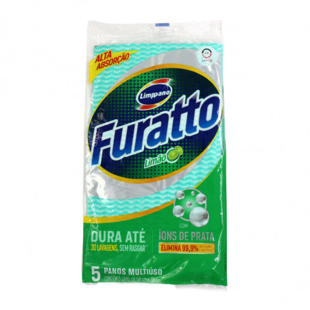 Paño multiuso Limppano Furatto lavable limón 5 unid (CONSULTA DISPONIBILIDAD Y PRECIO FINAL POR WHATSAPP)