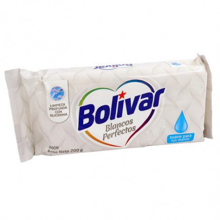 Jabón de lavar Bolívar blancos perfectos 200 g (CONSULTA DISPONIBILIDAD Y PRECIO FINAL POR WHATSAPP)