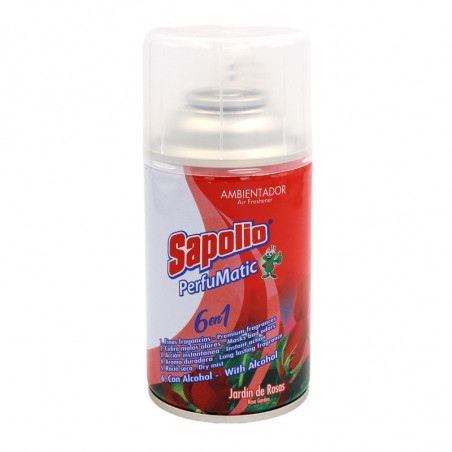 Repuesto de ambientador Sapolio Perfumatic jardín de rosas 240 ml (CONSULTA DISPONIBILIDAD Y PRECIO FINAL POR WHATSAPP)