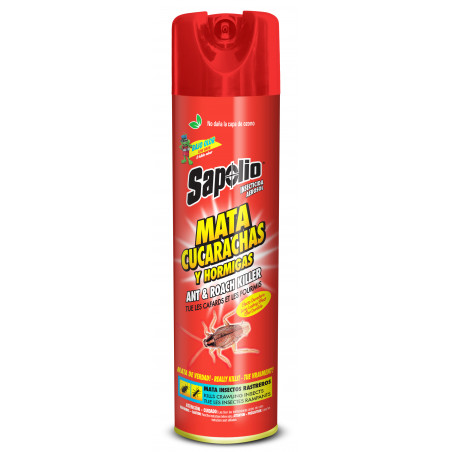 Insecticida Sapolio mata cucarachas y hormigas 360 ml