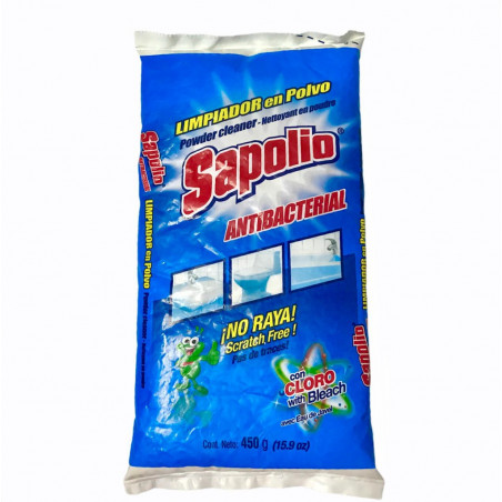 Limpiador en polvo Sapolio antibacterial 450 g