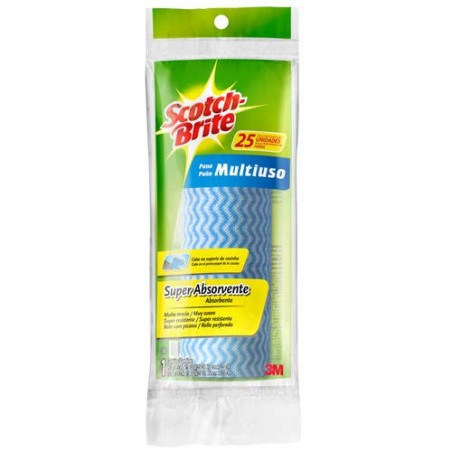 Rollo de paños multiusos Scotch Brite para cocina (CONSULTA DISPONIBILIDAD Y PRECIO FINAL POR WHATSAPP)