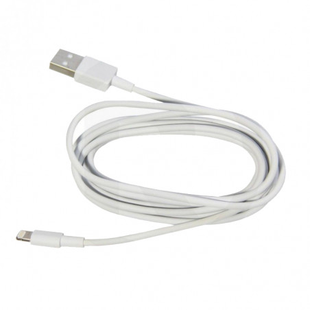 1. Cable cargador lightning RadioShack blanco 1.80 M (CONSULTA DISPONIBILIDAD Y PRECIO FINAL POR WHATSAPP)