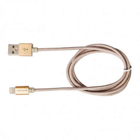 1. Cable lightning RadioShack metálico dorado 91 cm (CONSULTA DISPONIBILIDAD Y PRECIO FINAL POR WHATSAPP)