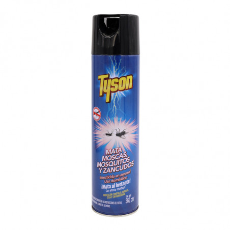 Insecticida en aerosol Tyson Max mata moscas 360 ml