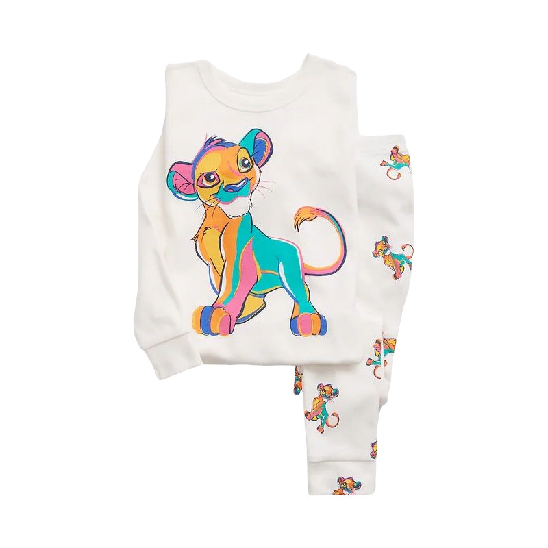 Pijama el Rey León GAP Disney blanco para niños de 4 a 5 años Talla 5