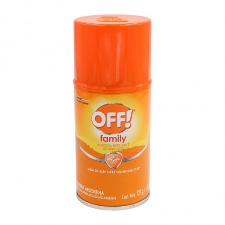 1. Repelente en aerosol OFF Family 127 g (CONSULTA DISPONIBILIDAD Y PRECIO FINAL POR WHATSAPP)