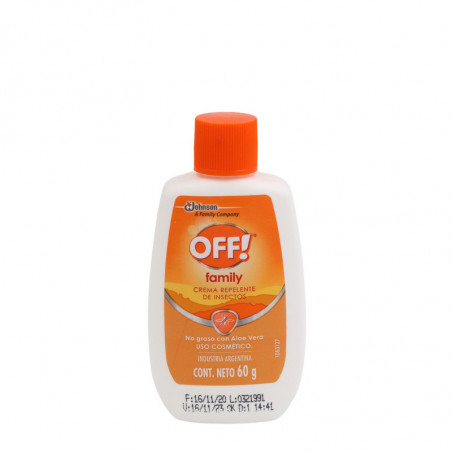 Repelente en crema OFF Family 60 g (CONSULTA DISPONIBILIDAD Y PRECIO FINAL POR WHATSAPP)