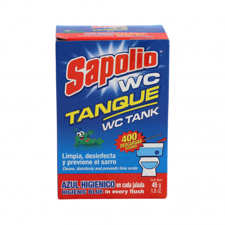 Pastilla desinfectante Sapolio para tanque WC 45 g