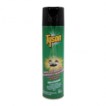 Insecticida en aerosol Tyson Max mata cucarachas 360 ml
