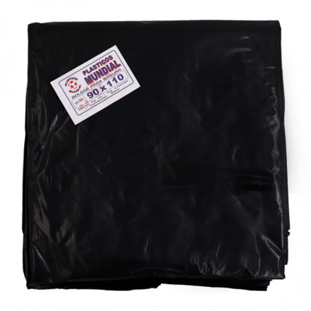 Pack x 10 bolsas negras Plásticos Mundial 90x110 cm