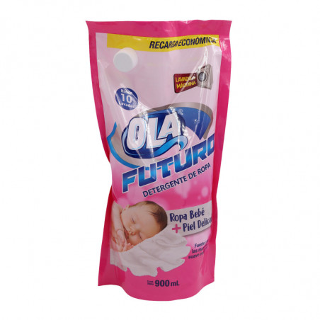 Recarga detergente líquido Ola Futuro ropa bebé 900 ml (CONSULTA DISPONIBILIDAD Y PRECIO FINAL POR WHATSAPP)