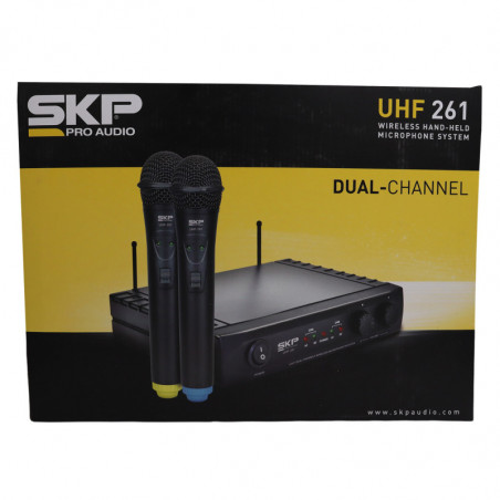 Micrófonos inalámbricos Karaoke en Casa SKP UHF 261 2 unid