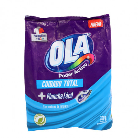 Detergente en polvo Ola cuidado total 700 g