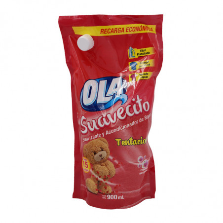 Recarga suavizante Ola Suavecito tentaciones 900 ml (CONSULTA DISPONIBILIDAD Y PRECIO FINAL POR WHATSAPP)