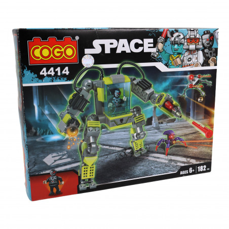 Muñeco Chiky Poon Space armable con bloques 182 Piezas