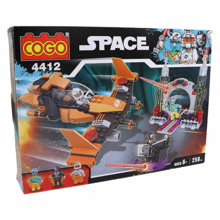 Nave Space Chiky Poon con bloques armables 258 piezas
