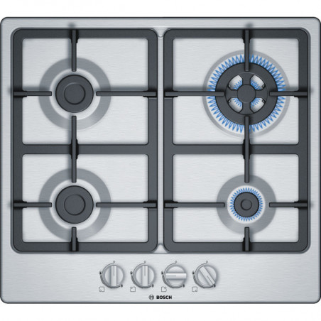 Encimera Pgh6B5B90 Serie 2 Inox a Gas 4 Q. 60 cm