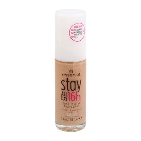 1. Base de maquillaje Essence Stay All Day 16H Soft Nude 30 ml