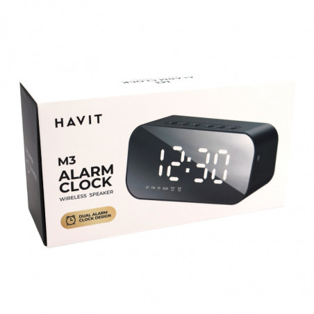 Despertador Havit M3 con parlante Bluetooth 5 en 1
