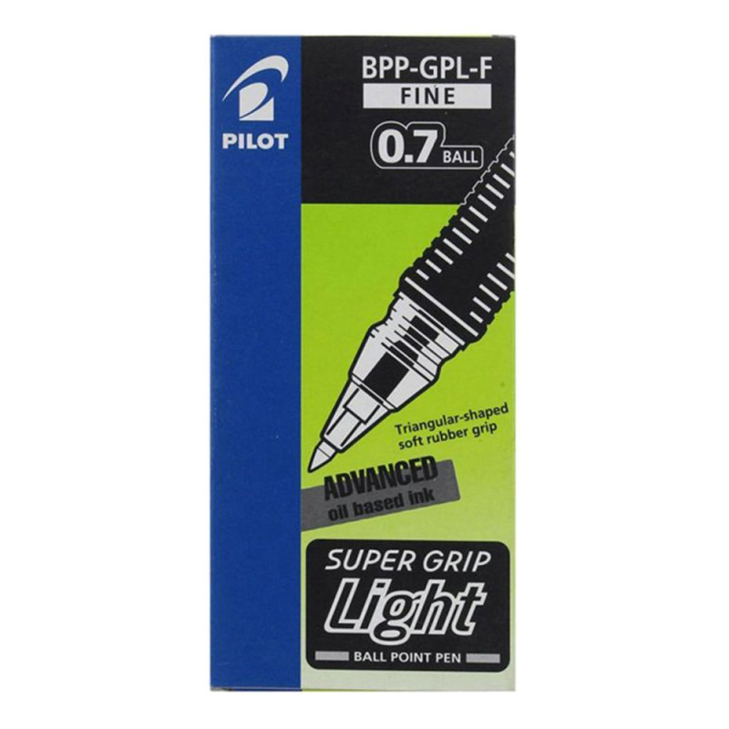 Caja de bolígrafos tinta gel Pilot BPP GPL F 12 unid