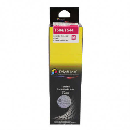 Repuesto de tinta para impresora Printline T504/T544 magenta 70 ml (CONSULTA DISPONIBILIDAD Y PRECIO FINAL POR WHATSAPP)