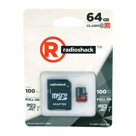 Memoria RadioShack Pro microSDXC 64 GB