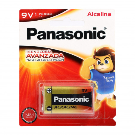 Batería Alcalina Panasonic Premium 9V