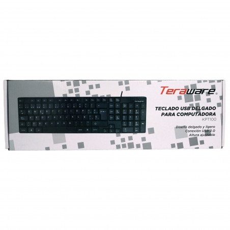 Teclado membrana USB delgado Teraware KPT100