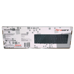 Teclado membrana USB delgado Teraware KPT100