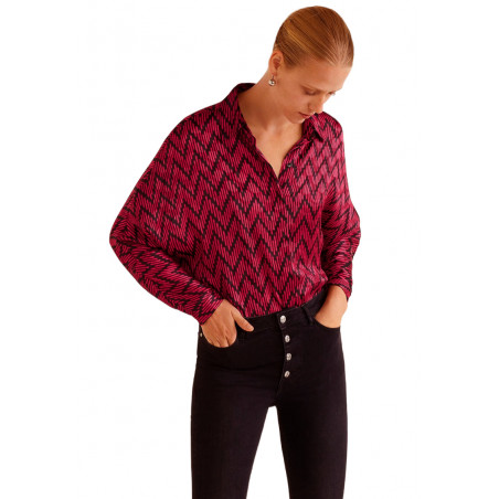 Blusa estampada Mango Rosi talla L (CONSULTA DISPONIBILIDAD Y PRECIO FINAL POR WHATSAPP)