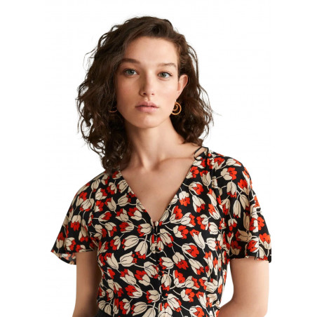 1. Blusa estampada Mango Kitti Talla S (CONSULTA DISPONIBILIDAD Y PRECIO FINAL POR WHATSAPP)