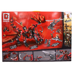 Set juguetes armables Ninjas Maestros de Spinjitsu 998 Piezas