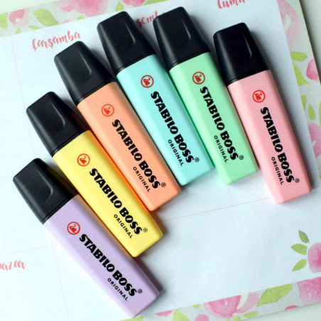1. Pack x 8 Resaltador Stabilo Boss Pastel Blíster surtidos (CONSULTA DISPONIBILIDAD Y PRECIO FINAL POR WHATSAPP)