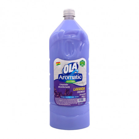 Limpiador desinfectante Ola Aromatic cremoso lavanda 1.8 L
