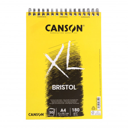 Bloc de dibujo A4 Canson Bristol 50 hojas