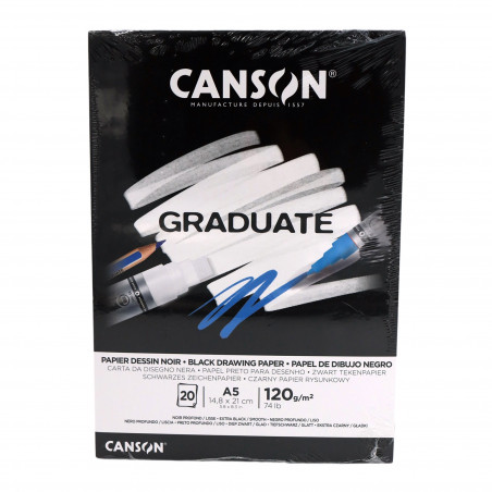 Bloc de papel A5 Canson Graduate 20 hojas