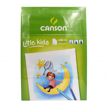 Bloc de dibujo A3 Canson Little Kids 30 hojas