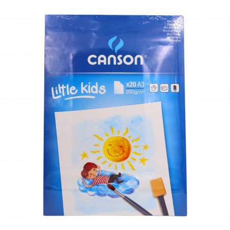 Bloc de dibujo A3 Canson Little Kids 20 hojas