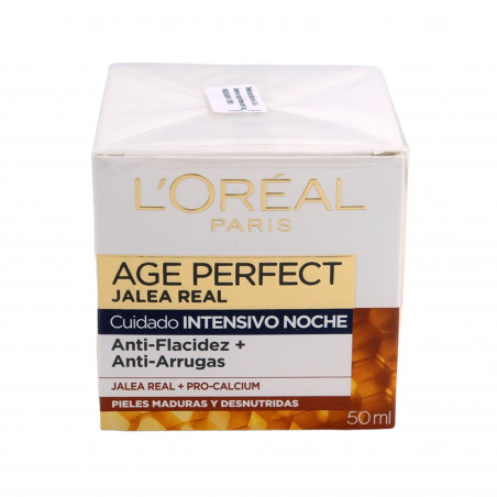 1. Crema Loreal Age Perfect Jalea Real cuidado intensivo noche 50 ml