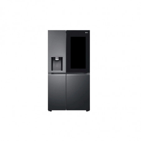 Refrigerador LG Side By Side 637 L Color Negro Mate